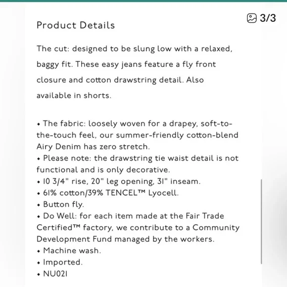 Madewell Low Slung Baggie Jeans - Picture 4 of 11